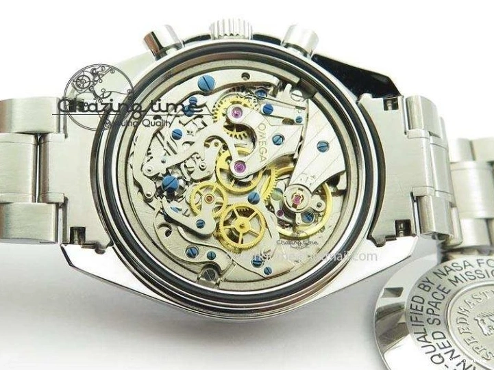 1222 Speedmaster SS 2013 Pro Racing On SS Bracelet Manual Winding Chrono Movement UrbanStyle 8230